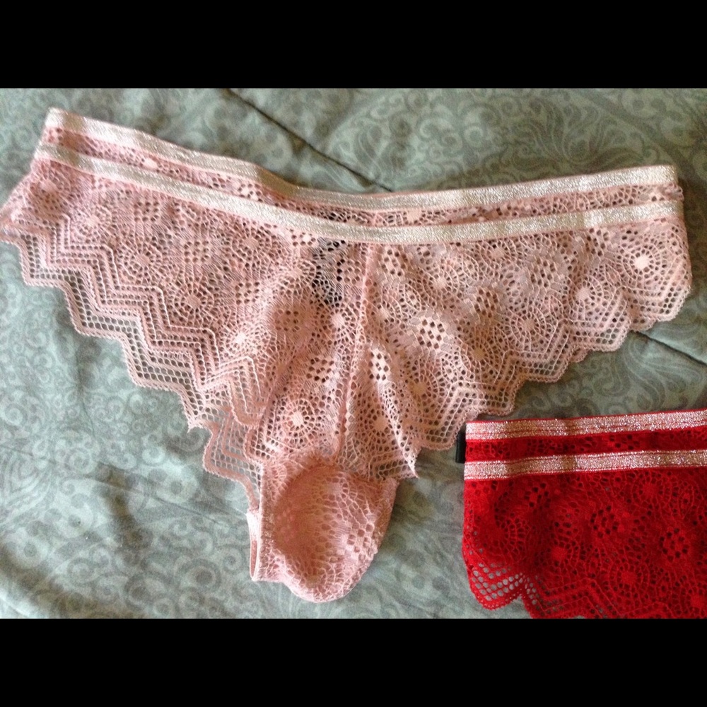 NWOT Bundle Lace Panties Underwear Bling XOXO Sz L - Picture 3 of 8